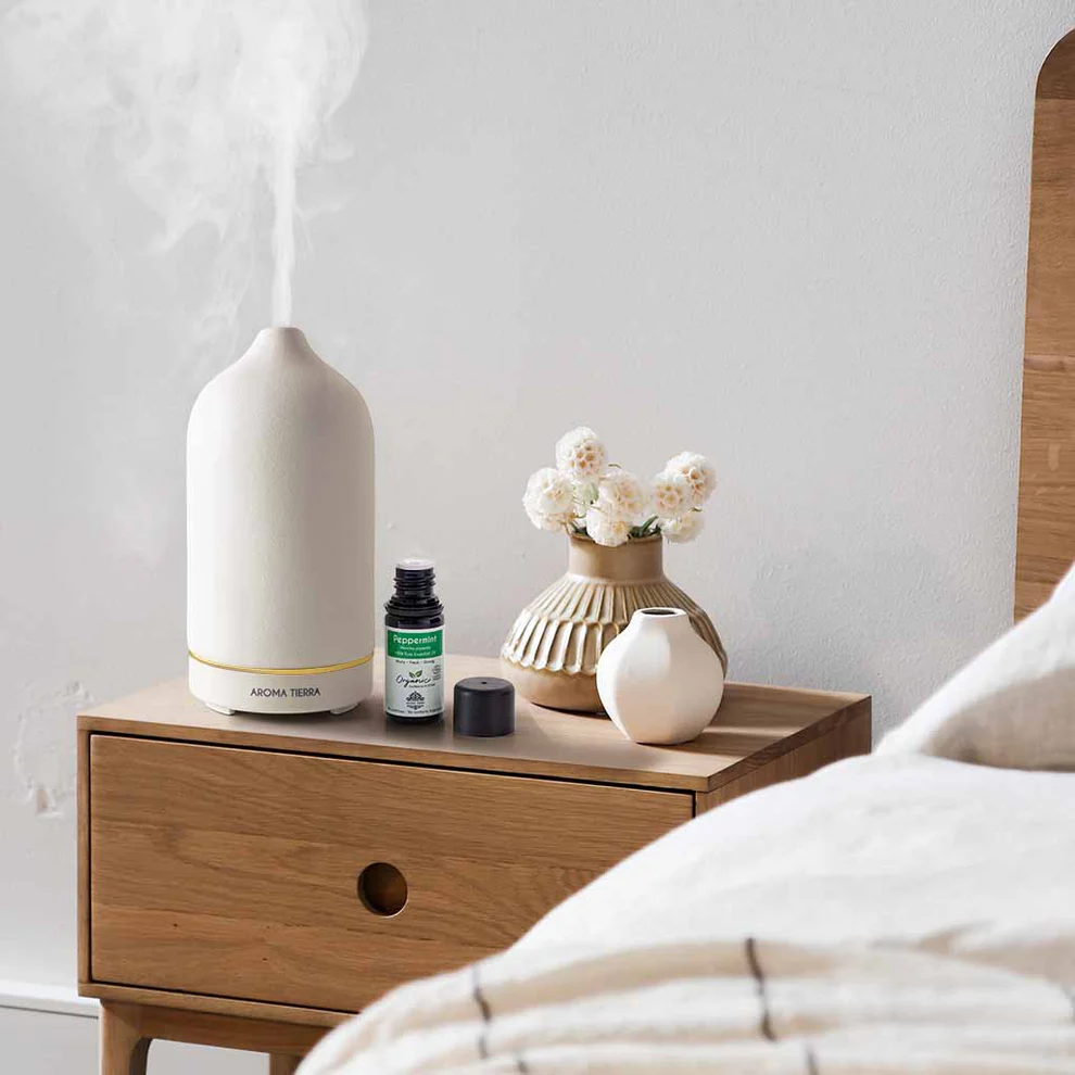 Santorini Dawn - Ceramic Essential Oil Diffuser (Electric) - Image 7